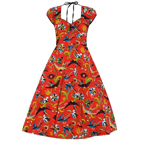 lindy bop bird dress